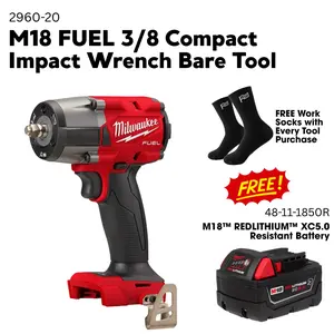 Milwaukee M18 FUEL 3/8 Compact Impact Wrench Bare Tool