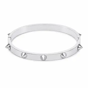 Silver Spike Bangle