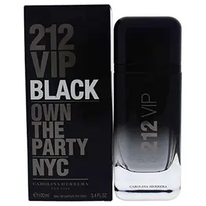 212 VIP Black by Carolina Herrera cologne for him EDP 3.3 / 3.4 oz New in Box