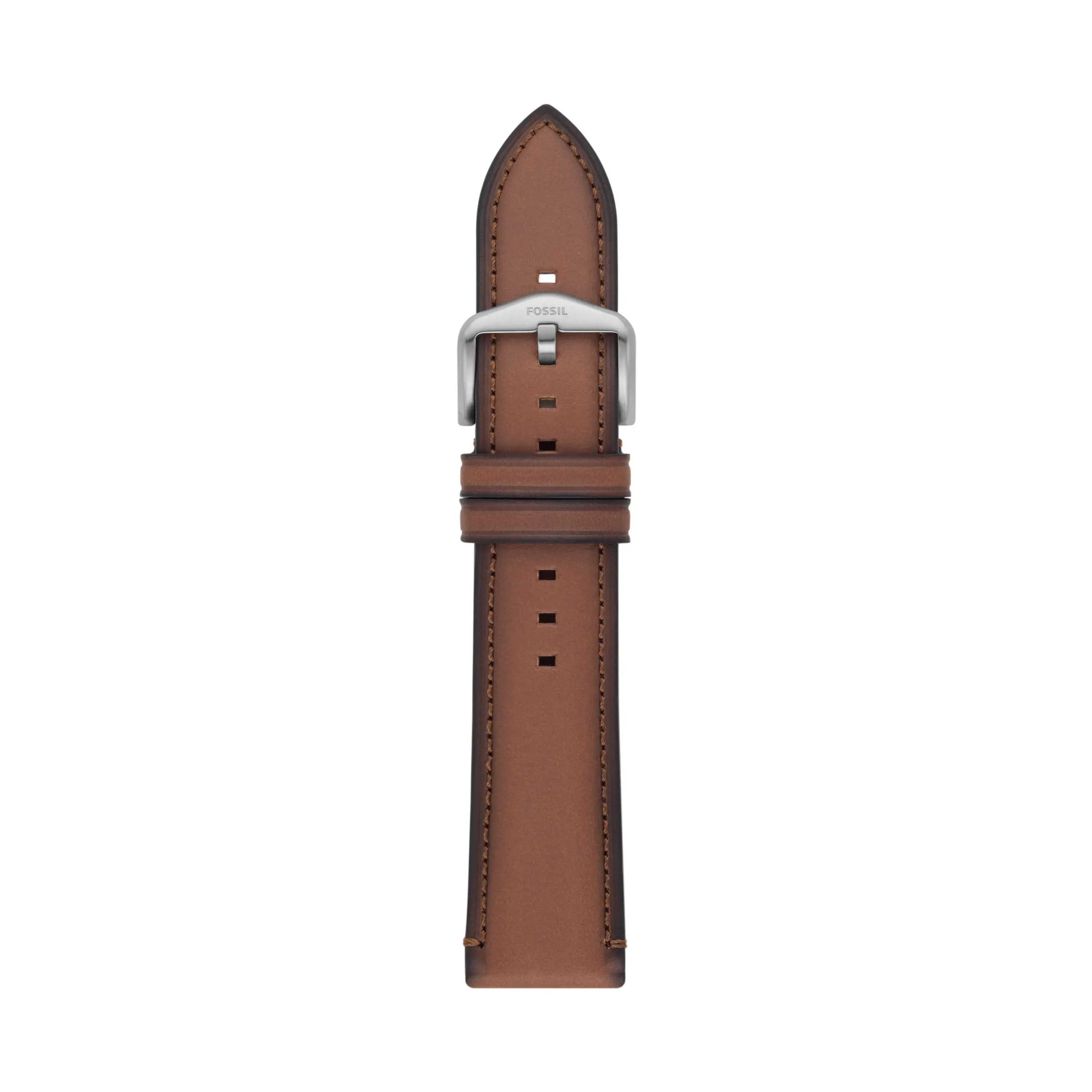 Fossil Men 22mm Brown LiteHide™ Leather Watch Band