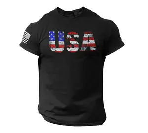 USA Flag Tee  | Patriotic American Pride T-Shirt | Vintage Distressed Look