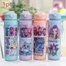 【Black Friday】K-Pop Ghost Hunter-Themed Totem Portable Water Bottle, Printed Tumbler with Lid and Straw, 700 mL Reusable Hard Plastic, Washable, Eco-Friendly Bottle for School, Travel and Halloween, Drinkware Water Bottle, Portable Bottled Drinkware