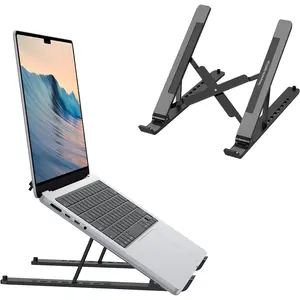 Portable Laptop Stand, Ergonomic 7-Levels Angles Adjustable Computer Stand for Desk, ABS Laptop Riser Holder Compatible with All Laptops and iPad(10-15.6")