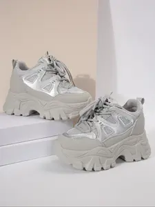 Women's Thick Sole Sport Casual Shoes, Comfortable and Stylish Sneakers for Daily Wear, Perfect for Walking and Leisure Activities