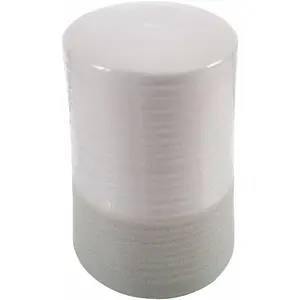 Neril Beige Minimalist Cylindrical Ceramic Outdoor Garden Stool