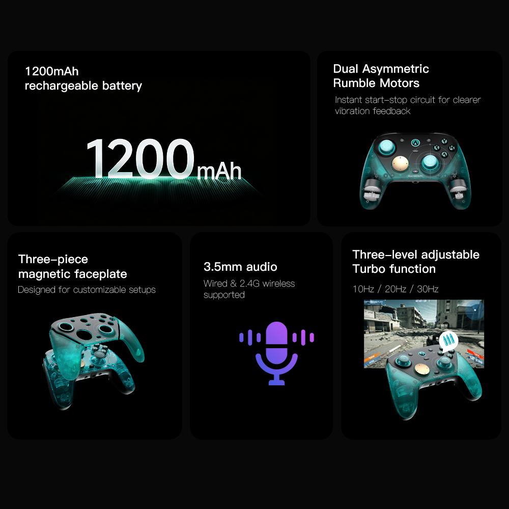 GameSir G7 Pro 8K PC Aimlabs Edition (Not for Xbox) Esports Controller for PC, Android, iOS, Switch