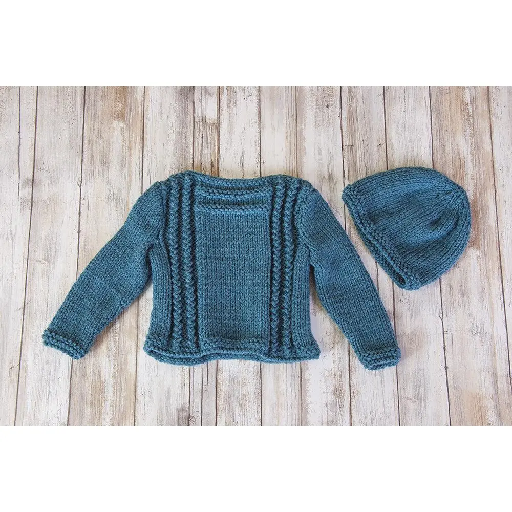 Boat Neck Sweater & Cap