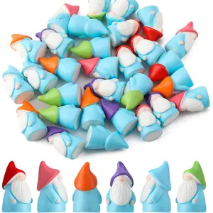 30PCS Mini Gnome Figurines – Cute Resin Garden Dwarf Statues for Outdoor Decor