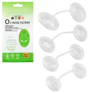 Nose Filters with 3M Filtration - Nasal Screens for Allergies, Dust & Smoke - Drug-Free & Latex-Free Nose Filters - Invisible Allergy Protection