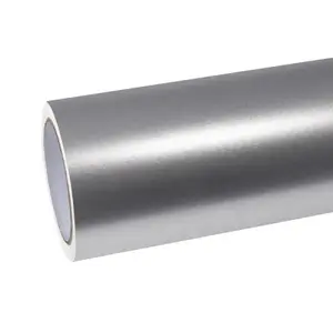 Ravoony Plus Matte Metallic Silver Car Vinyl Wrap