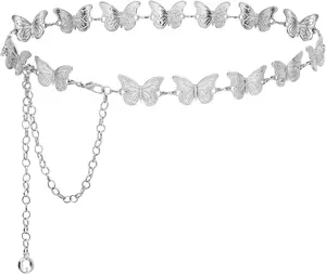 Chain Belts for Women Adjustable  Chain Fashion Metal Link Chain for Dresses