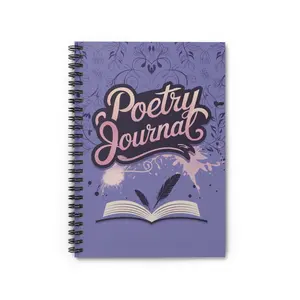 Poetry Journal - Creative Writing, Gift for Poets, Journaling, Stationery, Artistic Notebook, Inspirational Notebook