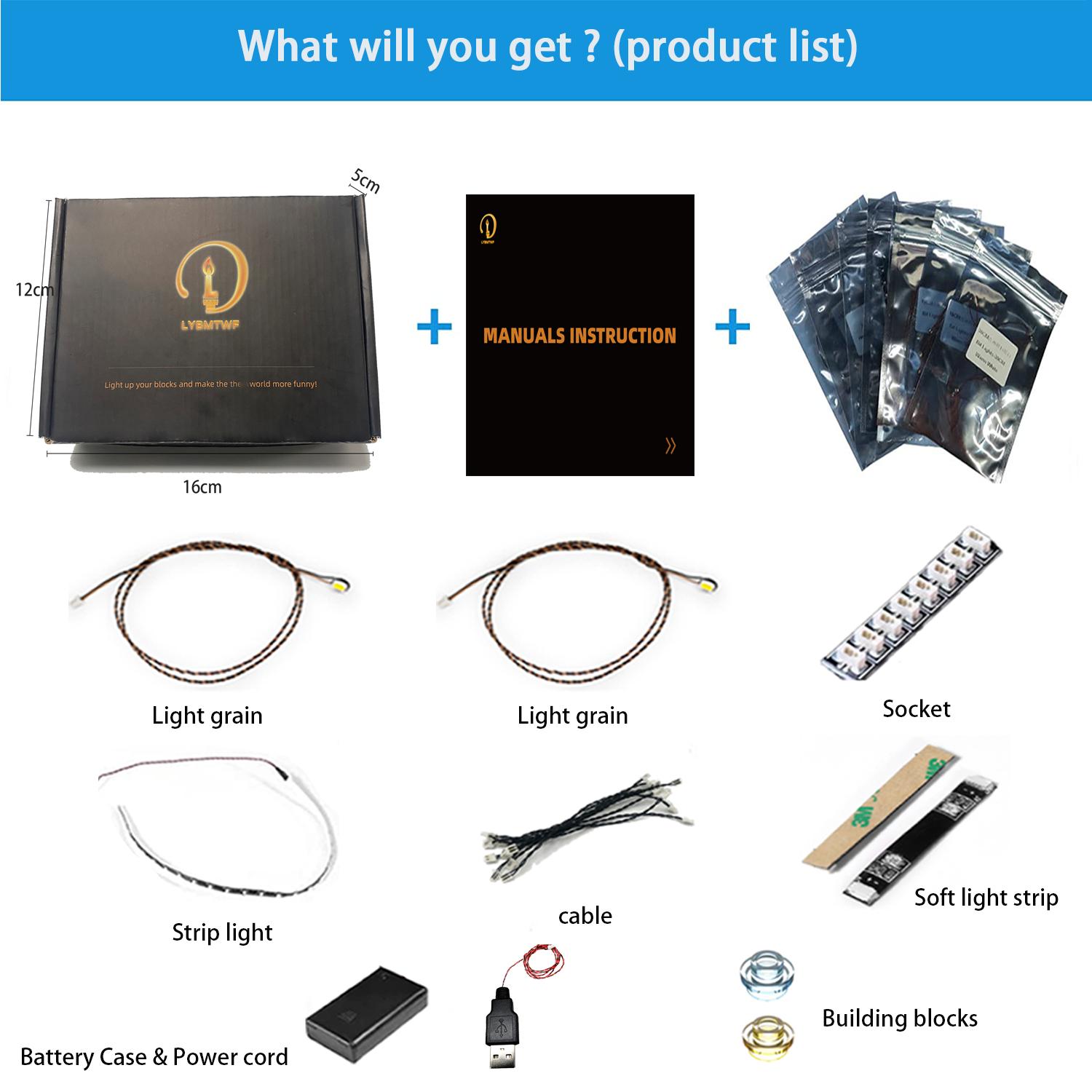 LYBMTWF LED Lighting Kit for lego Notre-Dame (21061) — (Blocks Not Included). A specialized lighting component designed to showcase and illuminate your creative building block model—an excellent choice for birthday and holiday gifting.