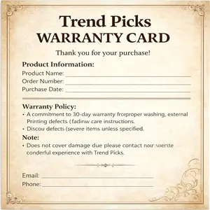 5-1 Our T-shirt and Hoodie Warranty Card