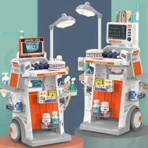 Doctor Kit for Kids - Interactive Dentist Role Play Set for Kids with Realistic LED Lights & Sounds, Pretend Play Set, Educational Toys, Christmas Gifts