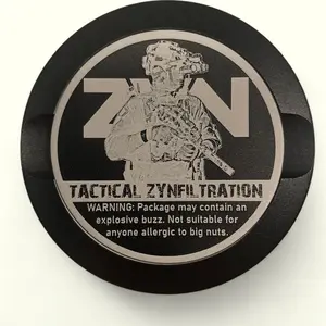 Tactical Zynfiltration Carrying Can - Engraved Metal Tin - Waterproof