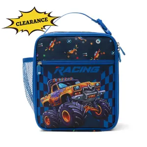 Mexs Kids Lunch Bag Reusable Insulated Lunch Box Girls Boys Portable Cooler Lunchbox for School