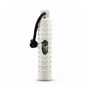 HuntEmUp 2 inch Plastic Dog Training Bumper with Valve White