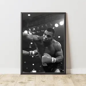 Mike Tyson Poster, Mike Tyson Print, Mike Tyson Wall Art, Boxing Poster