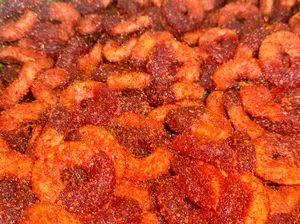 Cheklada Peach Rings Gummies with Cheklada Chamoy and Chillito - ChellysChekladas LLC - Sweet, Snack, Candy, Chamoy