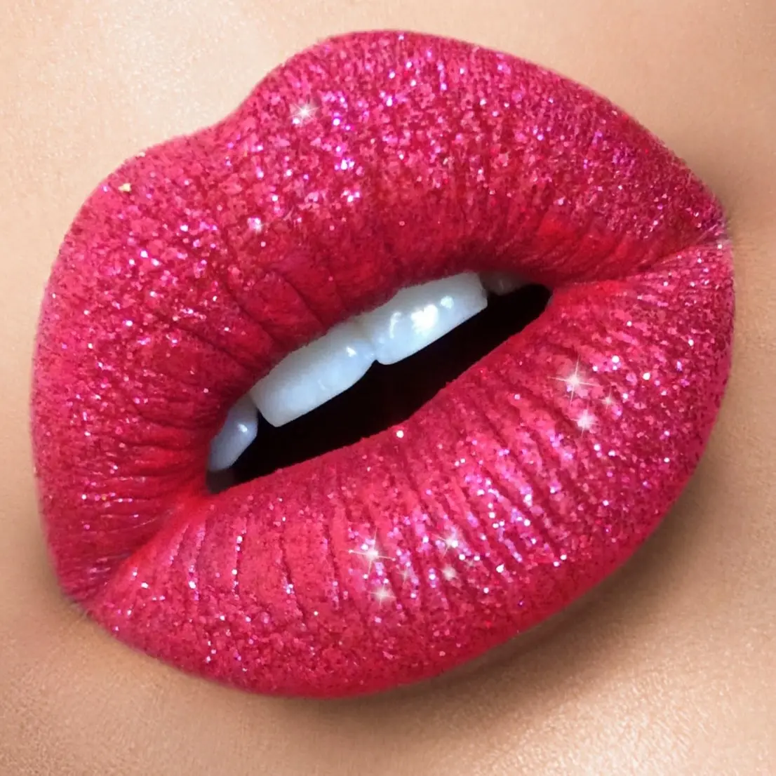 Boss lady holiday glitter lips