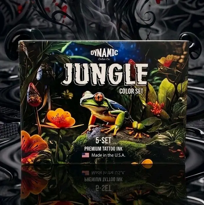 Dynamic Tattoo Inks Jungle set of 5* (1oz) Vegan For Tattoo Artists
