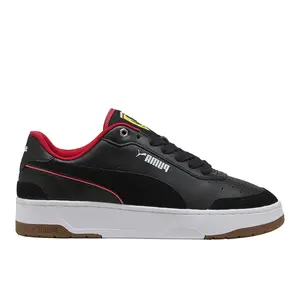 PUMA Mens Scuderia Ferrari Ca Match Lace Up Sneakers Shoes Casual - Black
