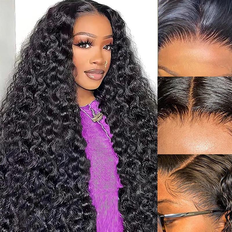[New In] HD Lace Wig Wiggins Hair Curly 13*6 Lace Front Wigs Deep Parting Space Lace Frontal Wigs Human Hair Pre-Plucked Hairline