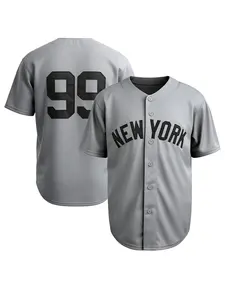 Baseball 99 Sports Jersey with Quick-Dry Short Sleeves, High-Quality Fit for Spring & Fall, Casual Style Sporty Jersey for Your Game Sports Top