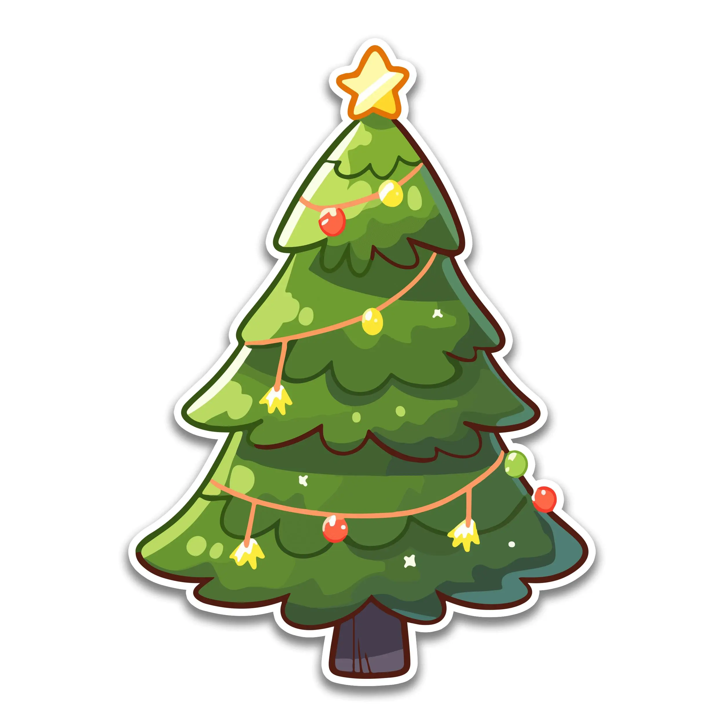 Christmas Tree Sticker