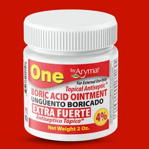 Arymar Boric Acid Ointment 4% – Skin Care Topical, 2 fl oz