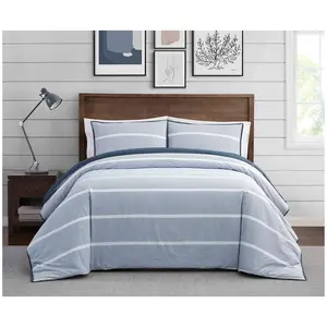 Brooklyn Loom Niari Yarn Dye Stripe King Comforter Set