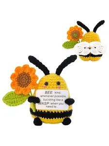 Handmade Crochet Home Decor Gift, Fun Positive Decoration, Perfect for Birthday, Back-To-School, Graduation, Wedding Celebrations