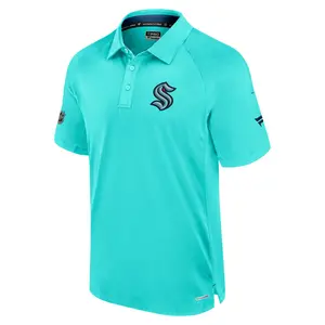 Seattle Kraken AP Rink Polo Ice Blue