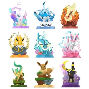 Adventure Eevee Series Blind Box Lovely Pokemon Collectible Figurines Random Cute Styles Exquisite Craftsmanship Ideal Desktop Decor Perfect Surprise Gifts For Fans And Teenagers