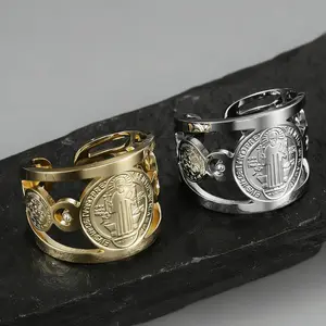 Adjustable Ring – Engraved Religious Fashion Ring