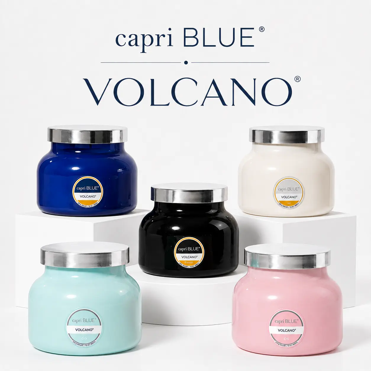 Capri Blue Volcano Scented Candle – Assorted Colors, Home Fragrance Candle