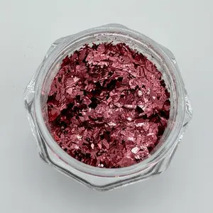 Resin Rockers Candy Apple Pink Micro Flakes for UV Resin and Epoxy - Premium Grade Pigment with Long-Lasting Luster and Shine - 1g Jar