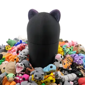 Pocket Pet 10 Pack With Container | 3D Printed Articulating Mini Fidget Animals Great Gift and Desk Figure