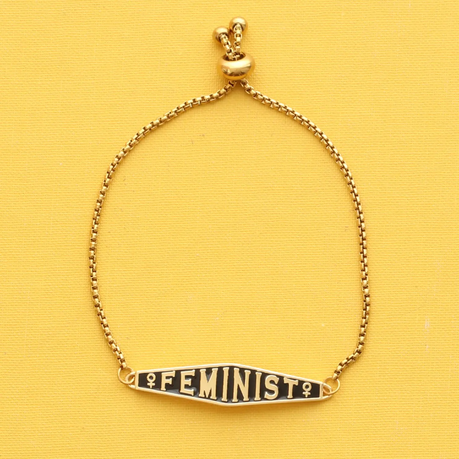 Feminist Enamel Bracelet
