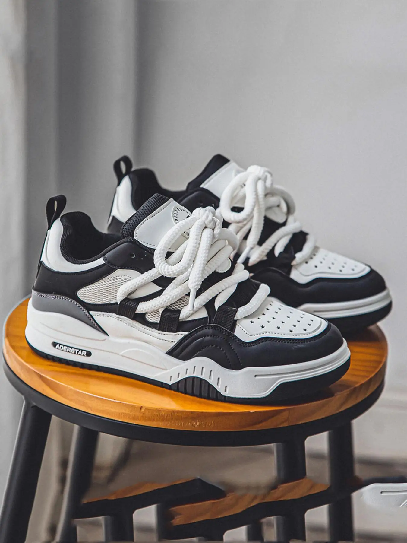 Lace Up Front Skate Shoes, Men's Sneakers Back To School, Lightweight Shoes for Summer 2024 Running Designer Walking for Students Outdoor Sports, Fall