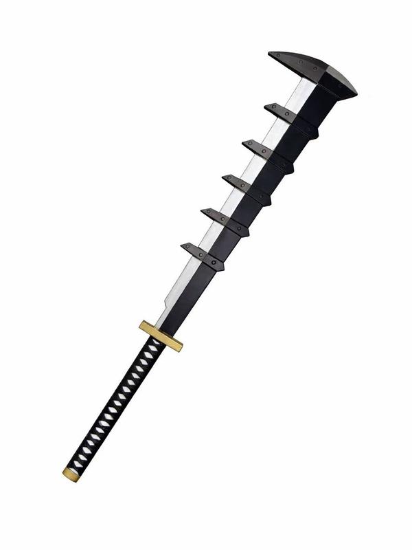 Kinstore 40" Fantasy Abarai Renji Zabimaru PU Foam Sword for Cosplay Replica Japanese Anime Ichigo PU Foam Sword