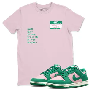 Unisex T-shirt to match Dunk Medium Soft Pink Malachite - Sneakerhead Badge. 100% Cotton for Casual Wear. Comfortable Summer Unisex T-Shirt to match Jordan Sneaker. Streetwear Style. urban outfitters