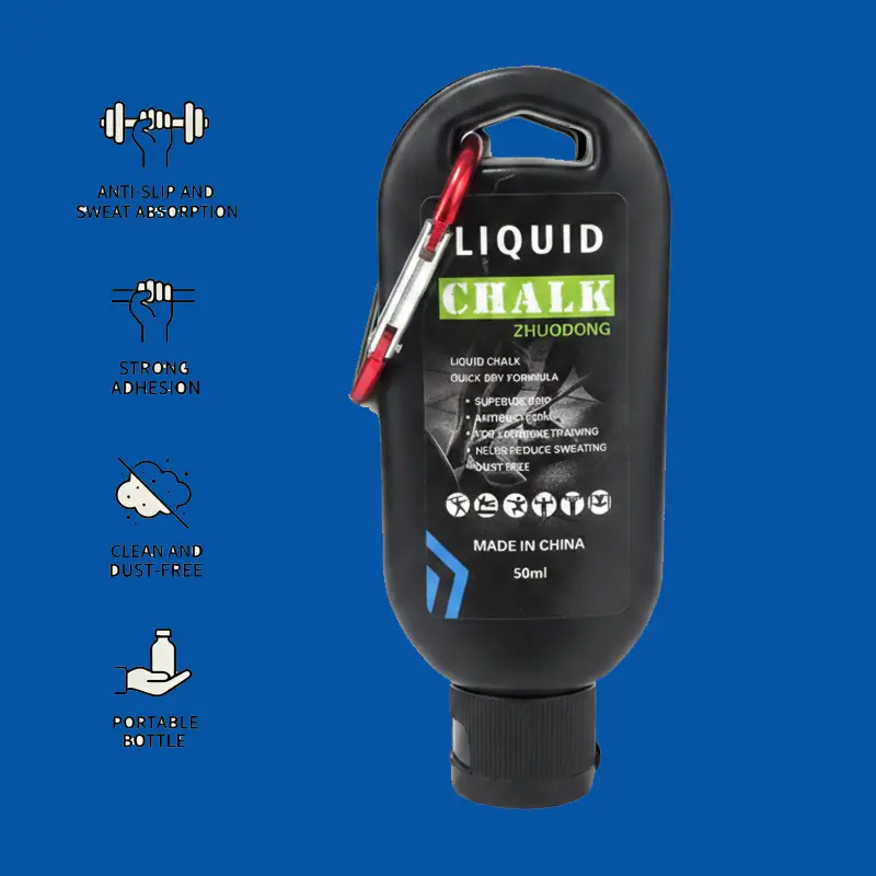 Liquid Magnesium Chalk with a Quick Dry Formula for a Non-Slip, Long-Lasting Grip - For Climbing, Weightlifting & Active Sport, Portable Bottle, Outdoor