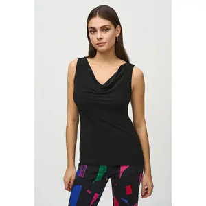 Joseph Ribkoff Silky Knit Cowl Neck Camisole