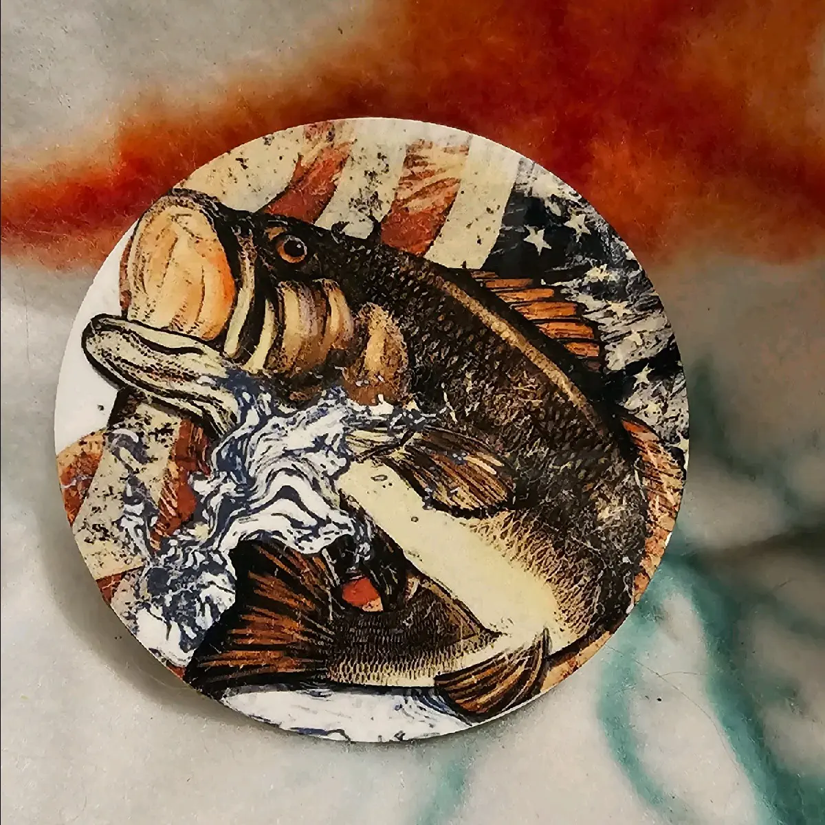 Bass Fish Coaster