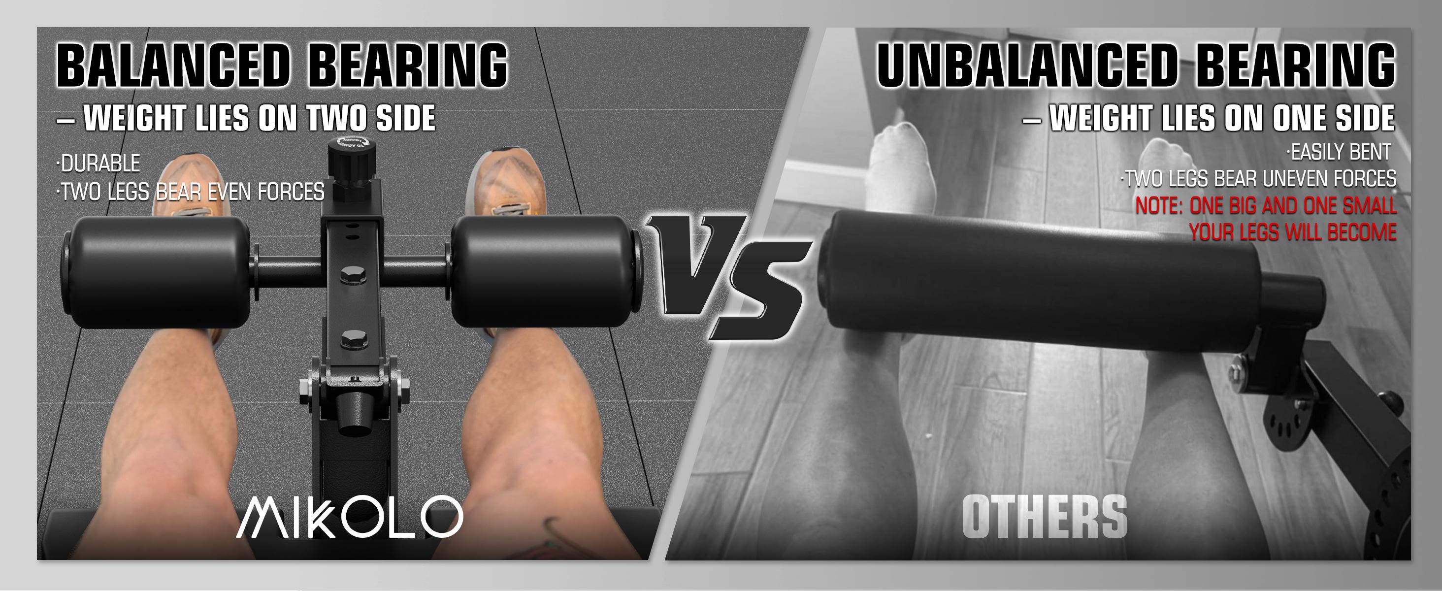 MIKOLO Leg Extension & Curl Machine, Adjustable Seated Leg Extension and Lying Leg Curl Equipment for Lower Body Workouts at Home Gym, 600LB Capacity Strength Training Accessory