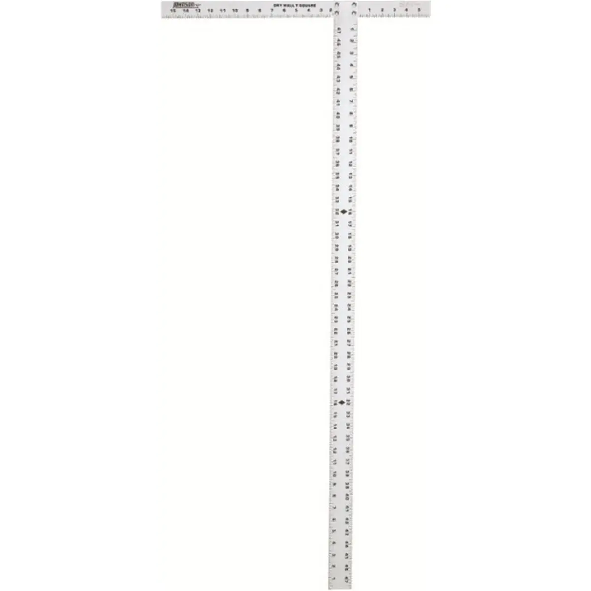 212 MAIN 48-in Aluminum Drywall T-Square Measuring Instrument, Rivet-Assembled Ruler with Permanent Bond for Office & School Supplies