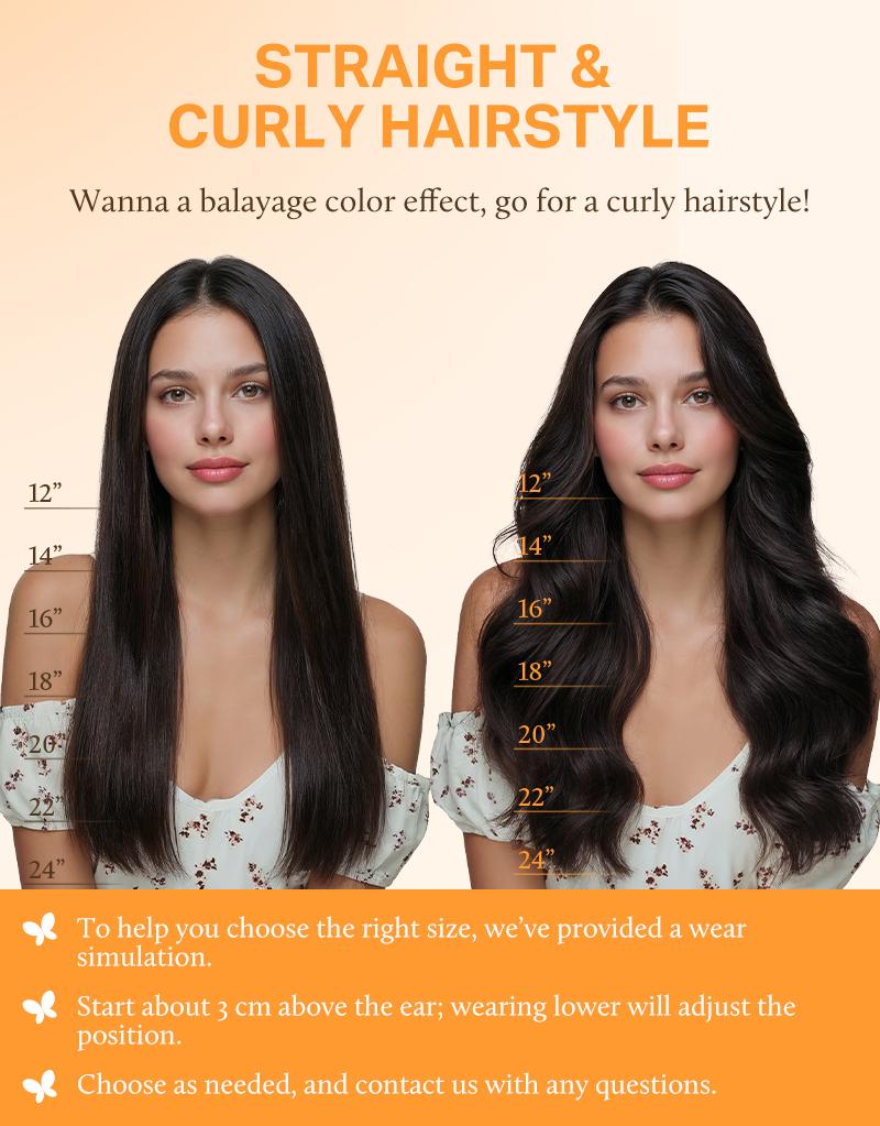 Doores Genius Seamless Tape-In Weft Hair Extensions 16–24" Straight 100% Human Hair For Daily Use