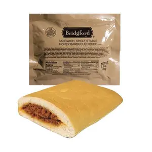 Honey Barbecued Beef 3 Pack - Bridgford MRE Ready To Eat Meal